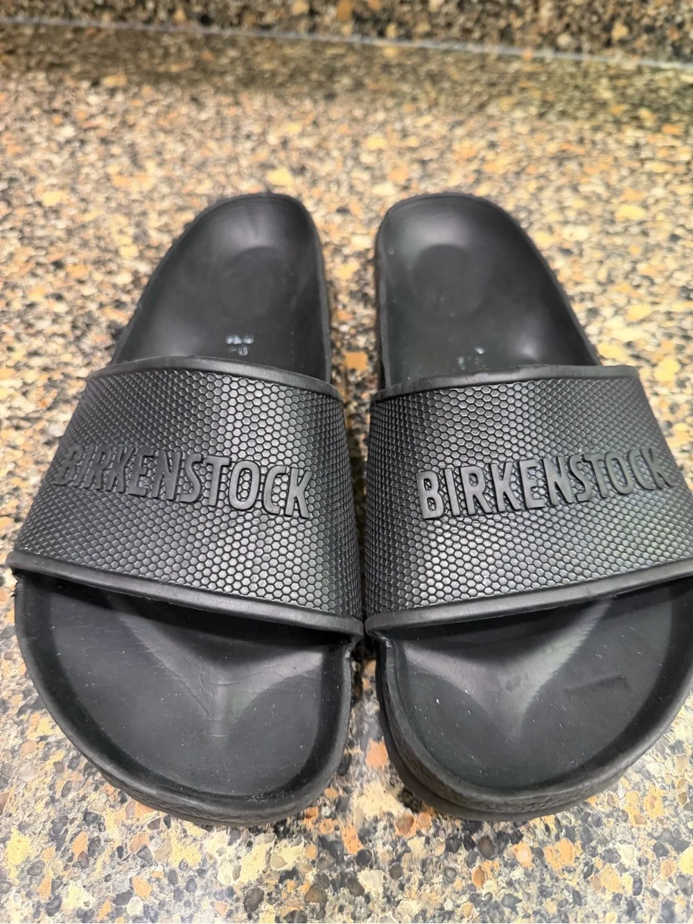 Birkenstock ladies  Black Slide Sandals 39